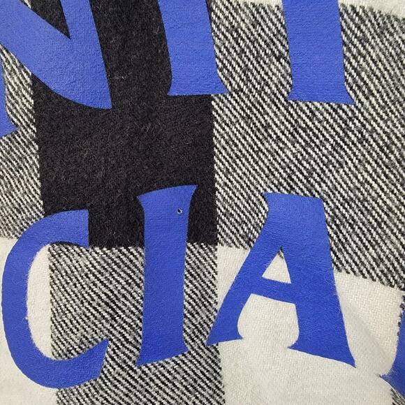 Anti‎ Social Social Club Sz Medium Flannel Plaid Button Up Long Sleeve Casual - Picture 9 of 9